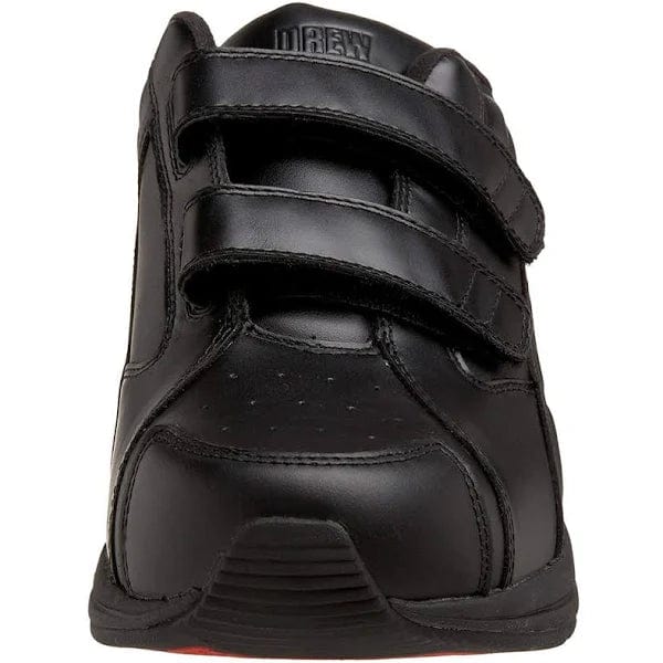 Drew Men's Force Velcro Walking Shoes- Black - Image 3