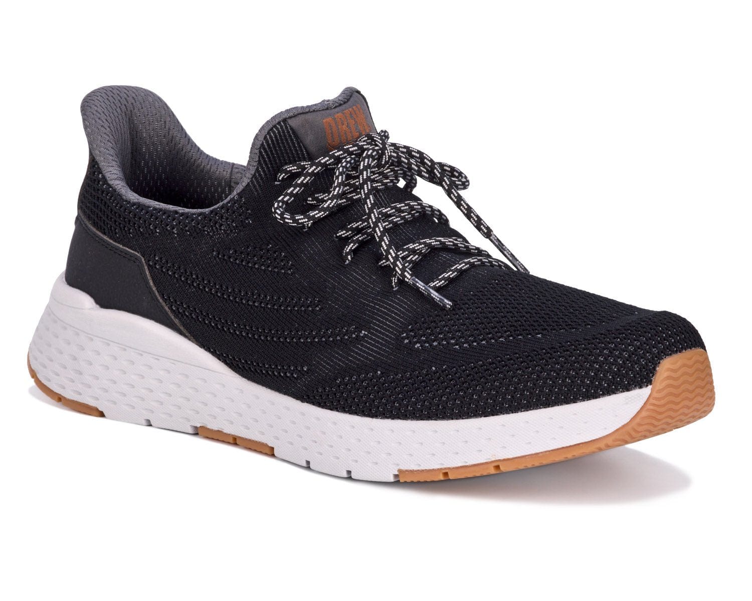 Drew Men's Echo Walking Shoes- Black Mesh Combo