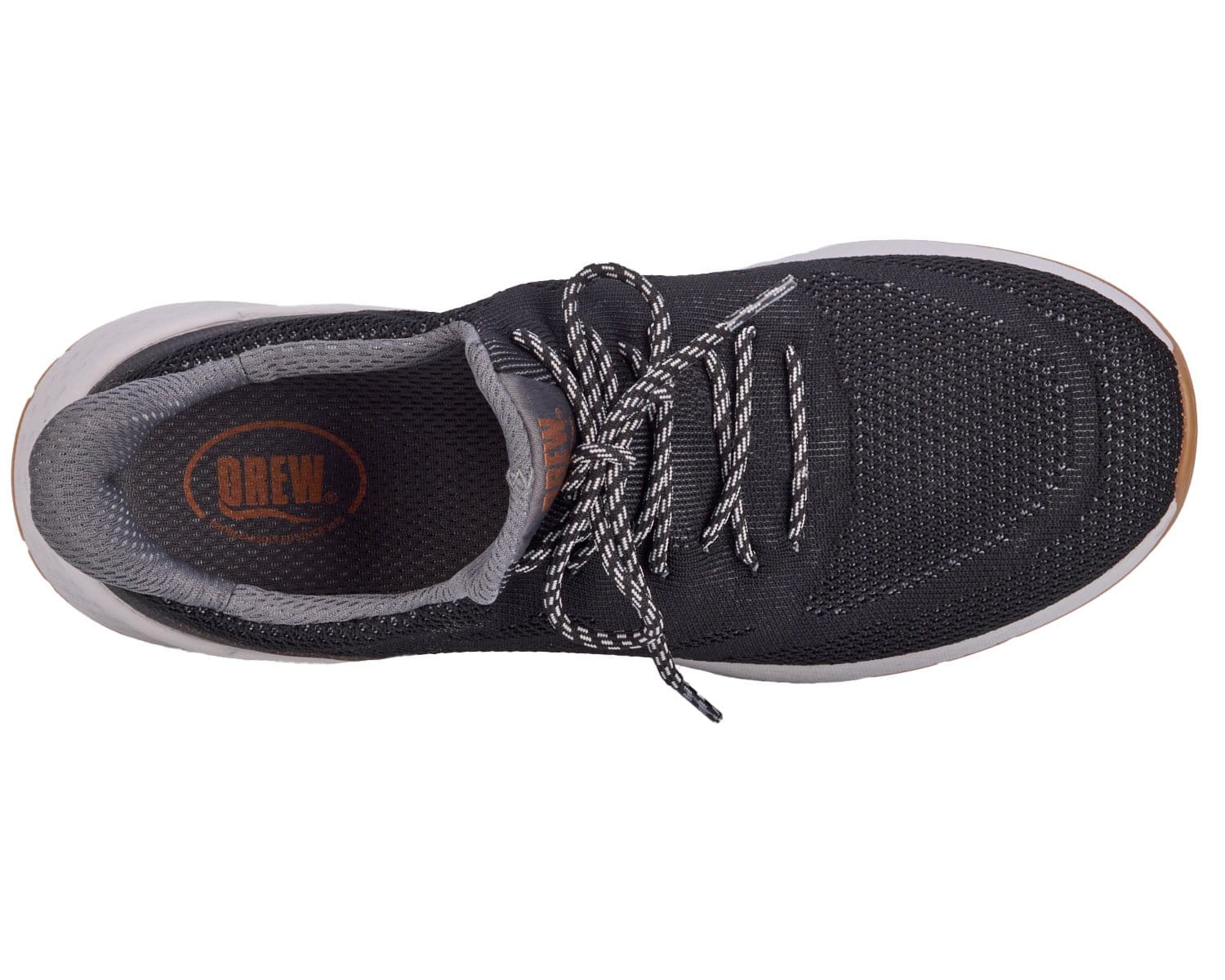 Drew Men's Echo Walking Shoes- Black Mesh Combo - Image 4