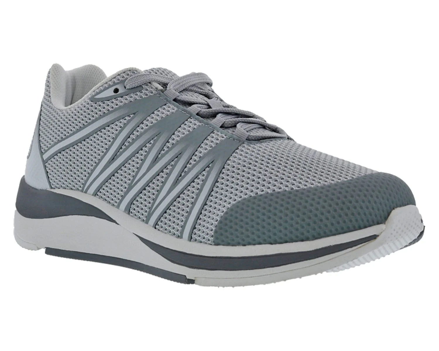 Drew Men's Player Shoes- Grey Mesh Combo