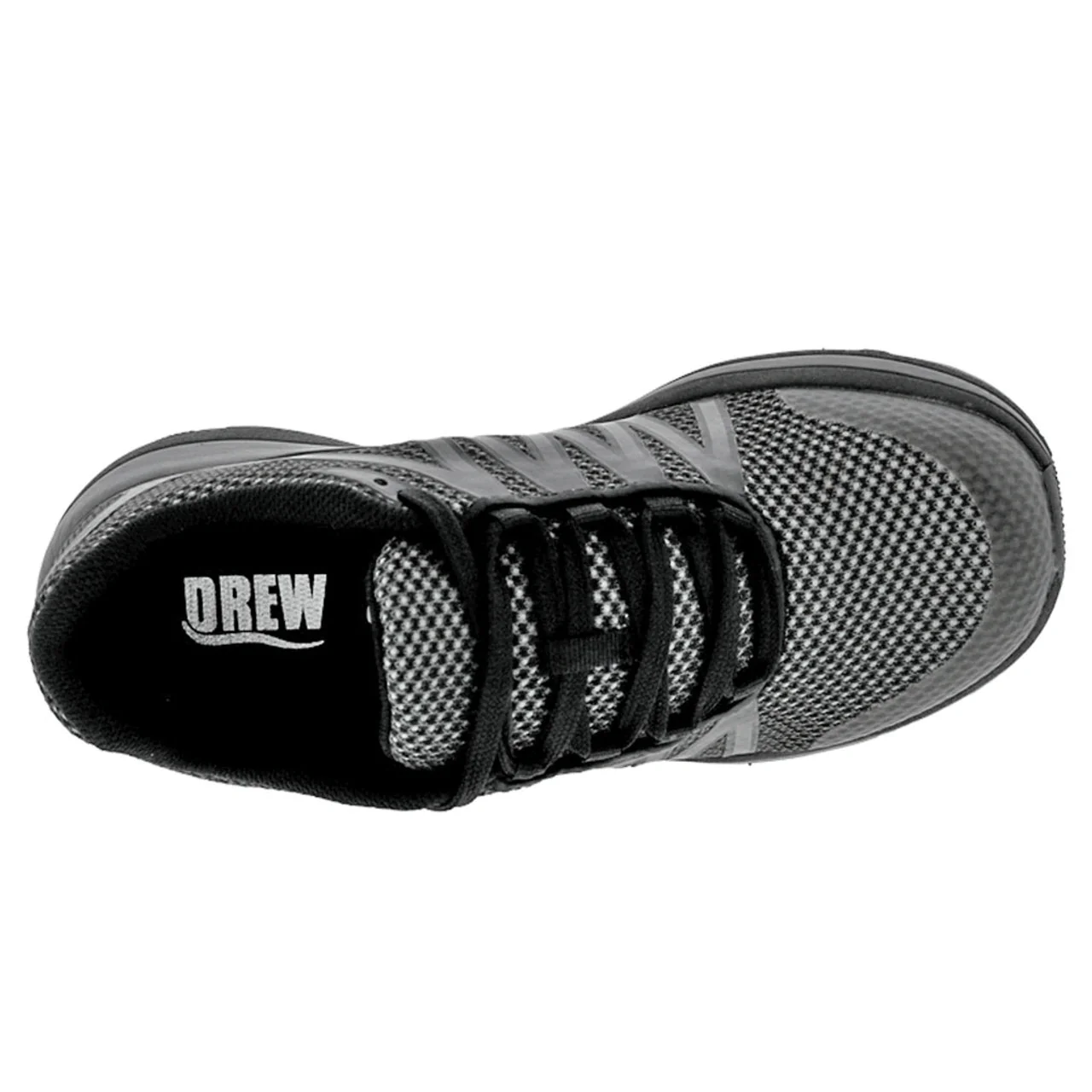 Drew Women's Balance Shoes- Black Mesh Combo - Image 4