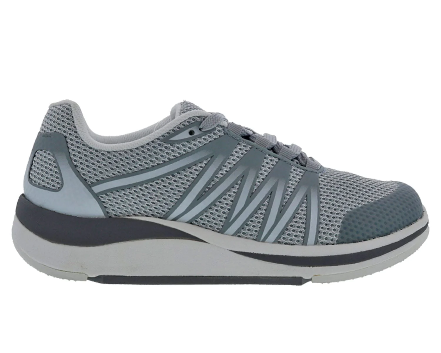 Drew Women's Balance Walking Shoes- Grey Mesh Combo