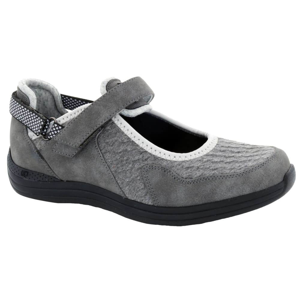 Drew Women's Buttercup Mary Janes- Grey Mesh