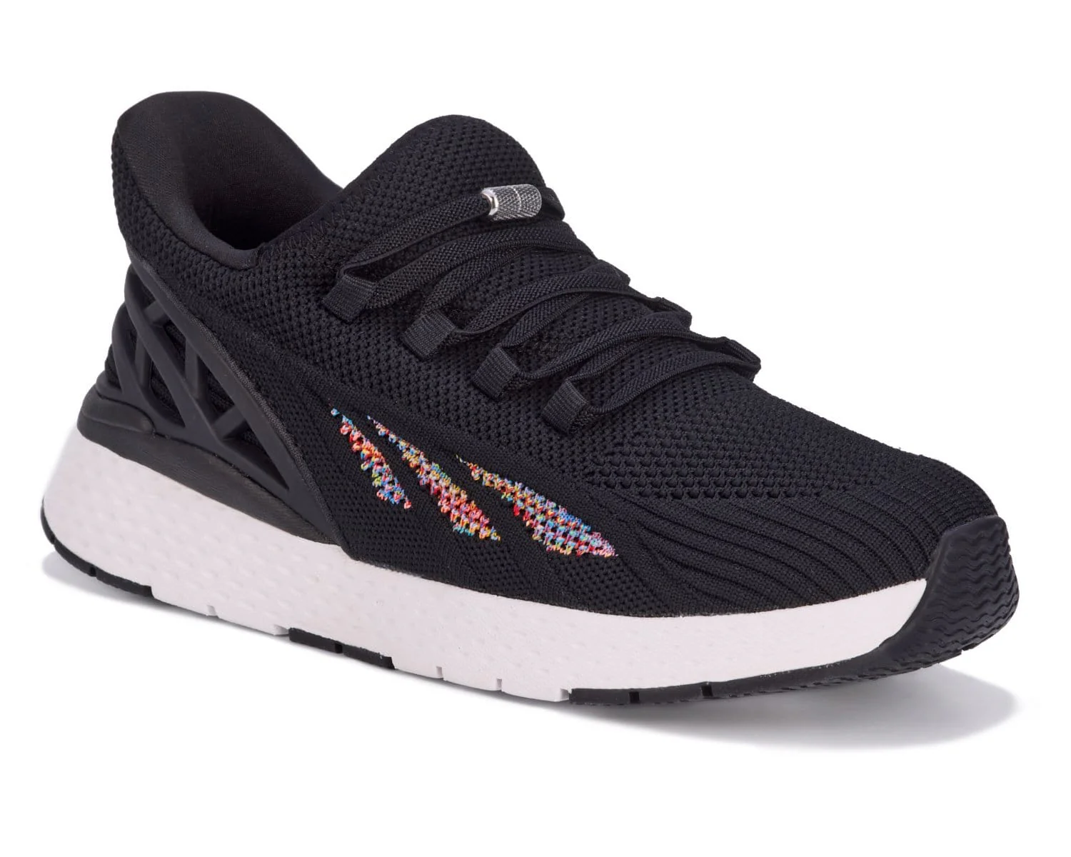 Drew Women's Halo Walking Shoes- Black Mesh Combo