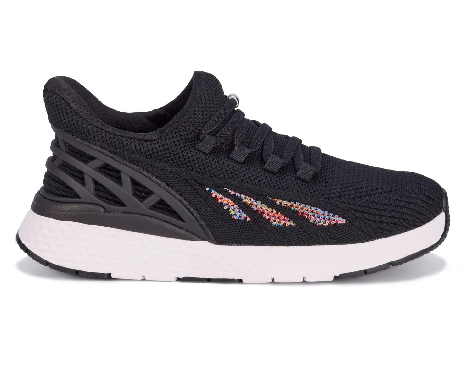 Drew Women's Halo Walking Shoes- Black Mesh Combo - Image 5