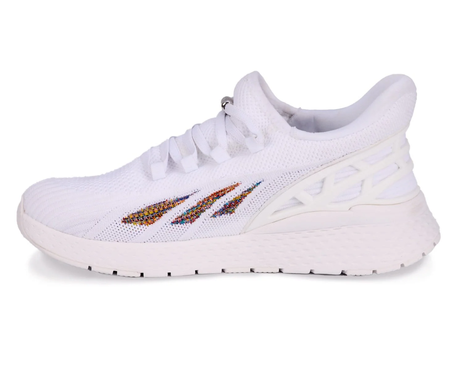 Drew Women's Halo Walking Shoes- White Mesh Combo - Image 2