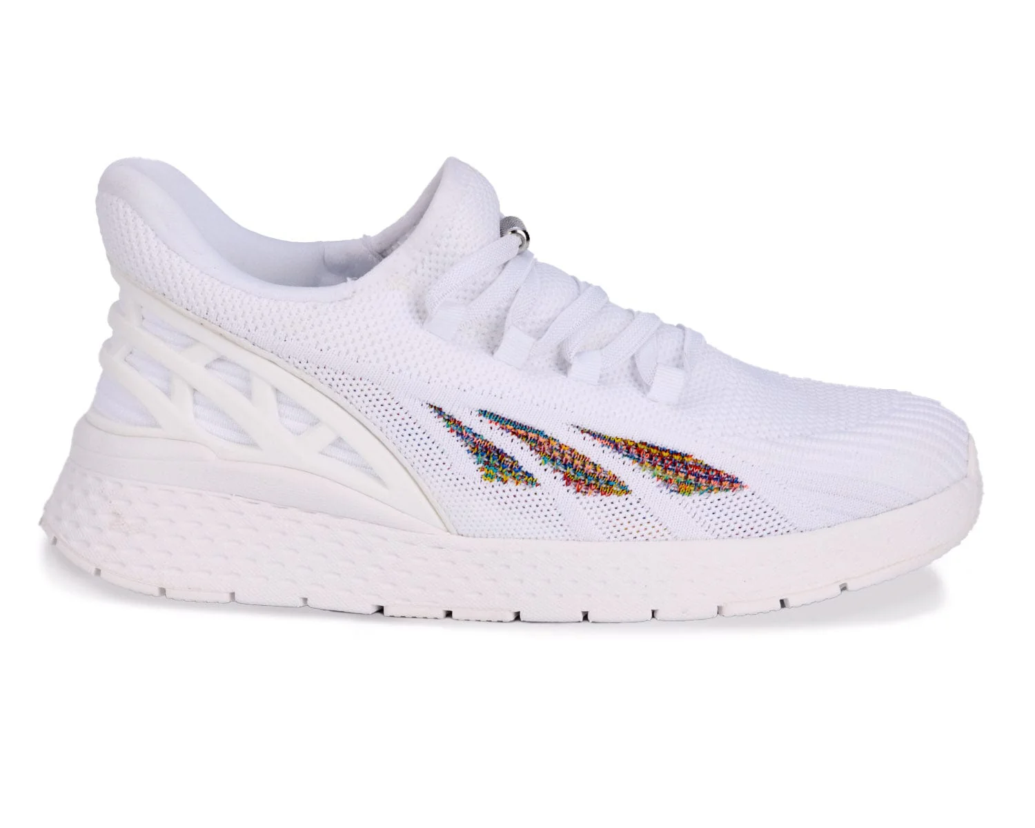 Drew Women's Halo Walking Shoes- White Mesh Combo - Image 5