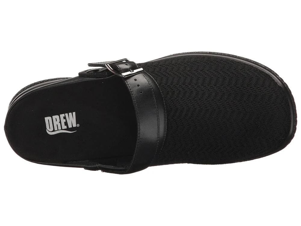 Drew Women's Savannah Clogs- Black Stretch - Image 6