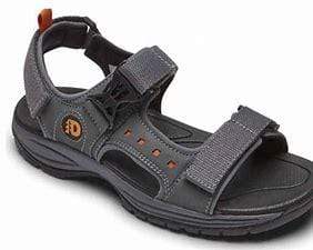 Dunham Men's Nolan WF Sport Sandals- Grey - Image 3