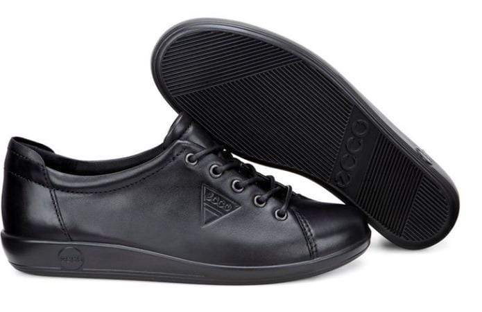 Ecco Women's Soft 2 Sneakers- Black - Image 3