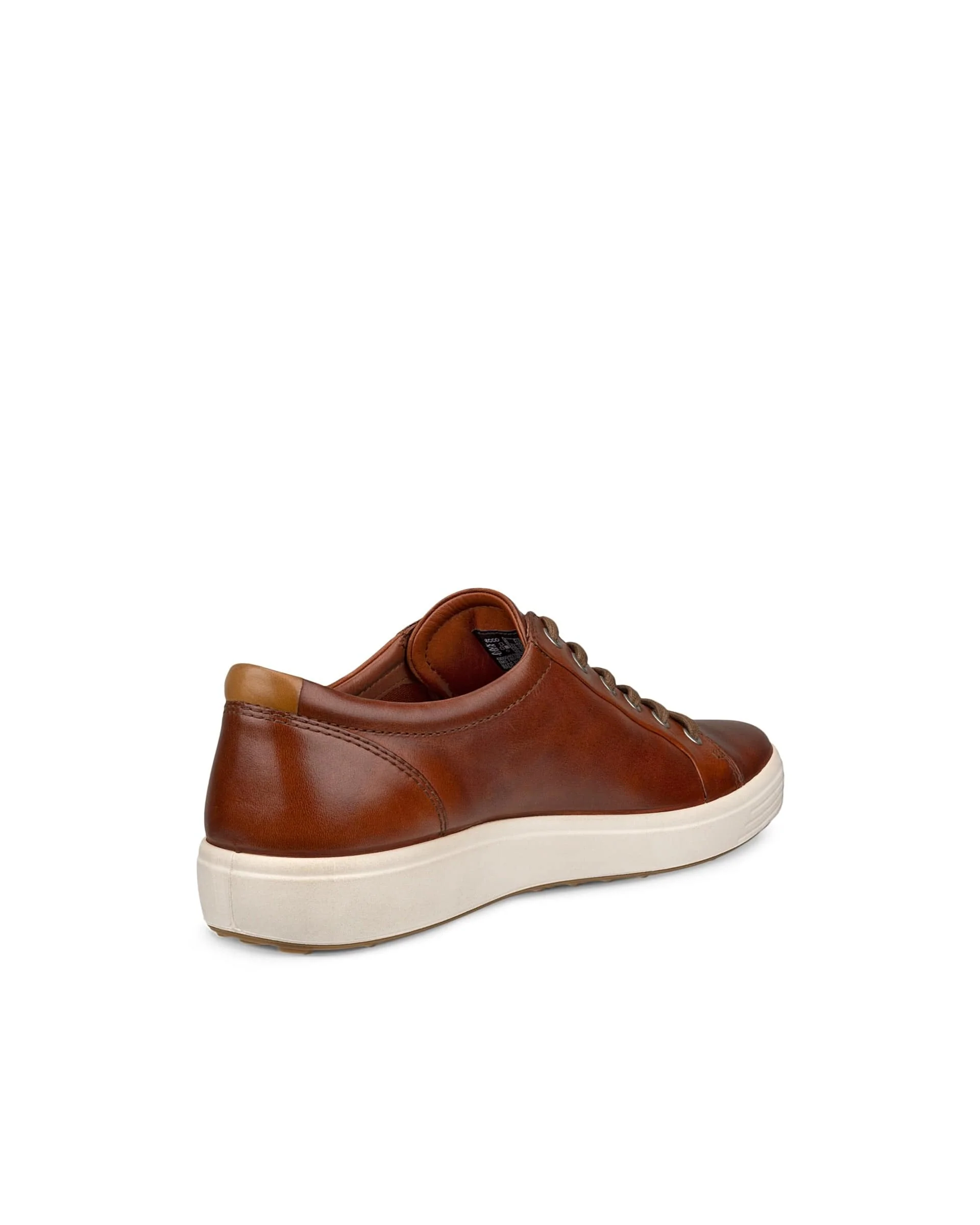 Ecco Men's Soft 7 Lace Sneakers- Cognac - Image 3