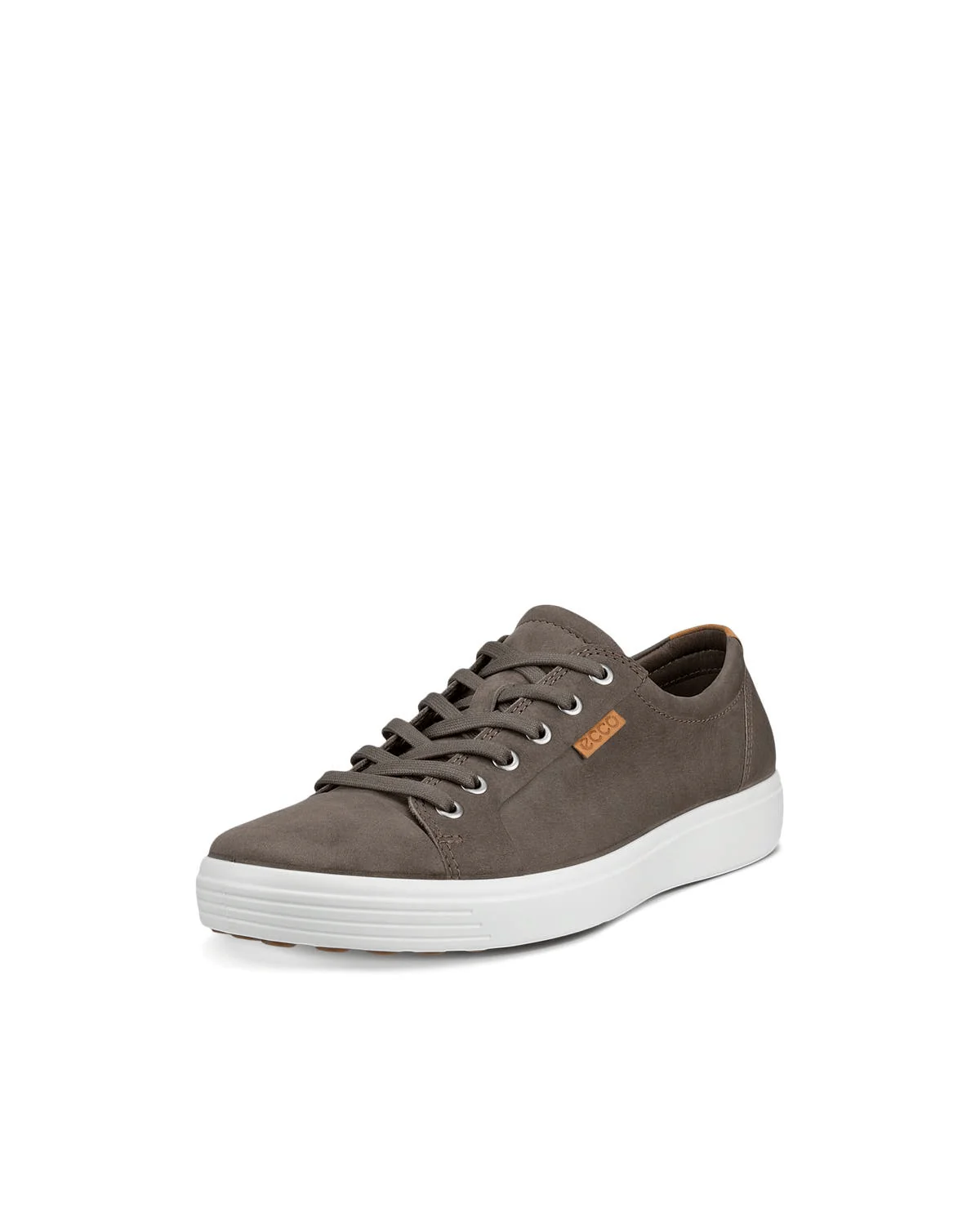 Ecco Men's Soft 7 Lace Sneakers- Dark Clay/ Lion - Image 3