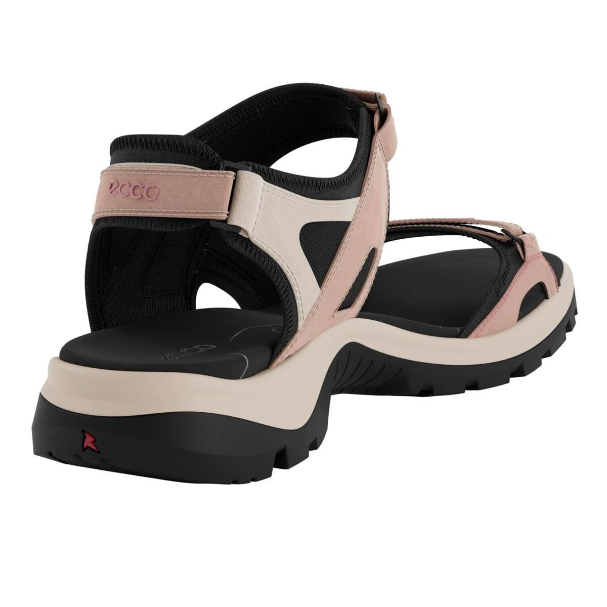 Ecco Women's Offroad Sandals- Rose Dust/ Limestone - Image 3