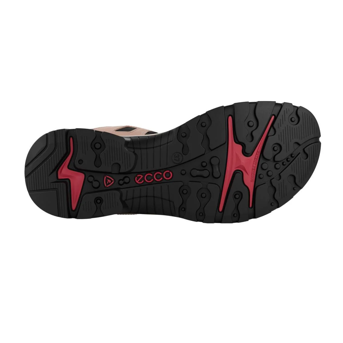 Ecco Women's Offroad Sandals- Rose Dust/ Limestone - Image 4