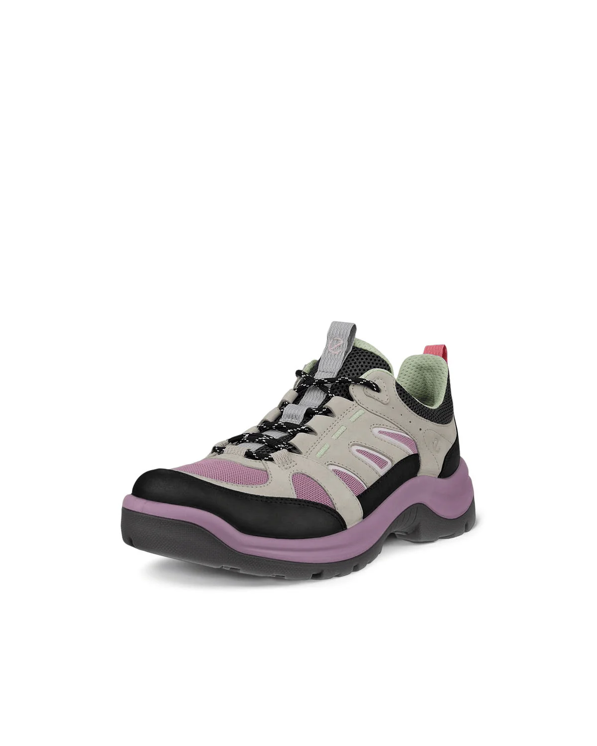 Ecco Women's Offroad Hiking Shoes- Gravel/ Lavender Mist - Image 2