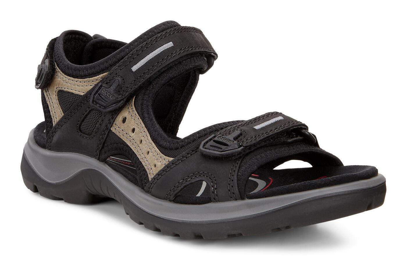 Ecco Women's Offroad Sandals- Black Mole/ Black - Image 3