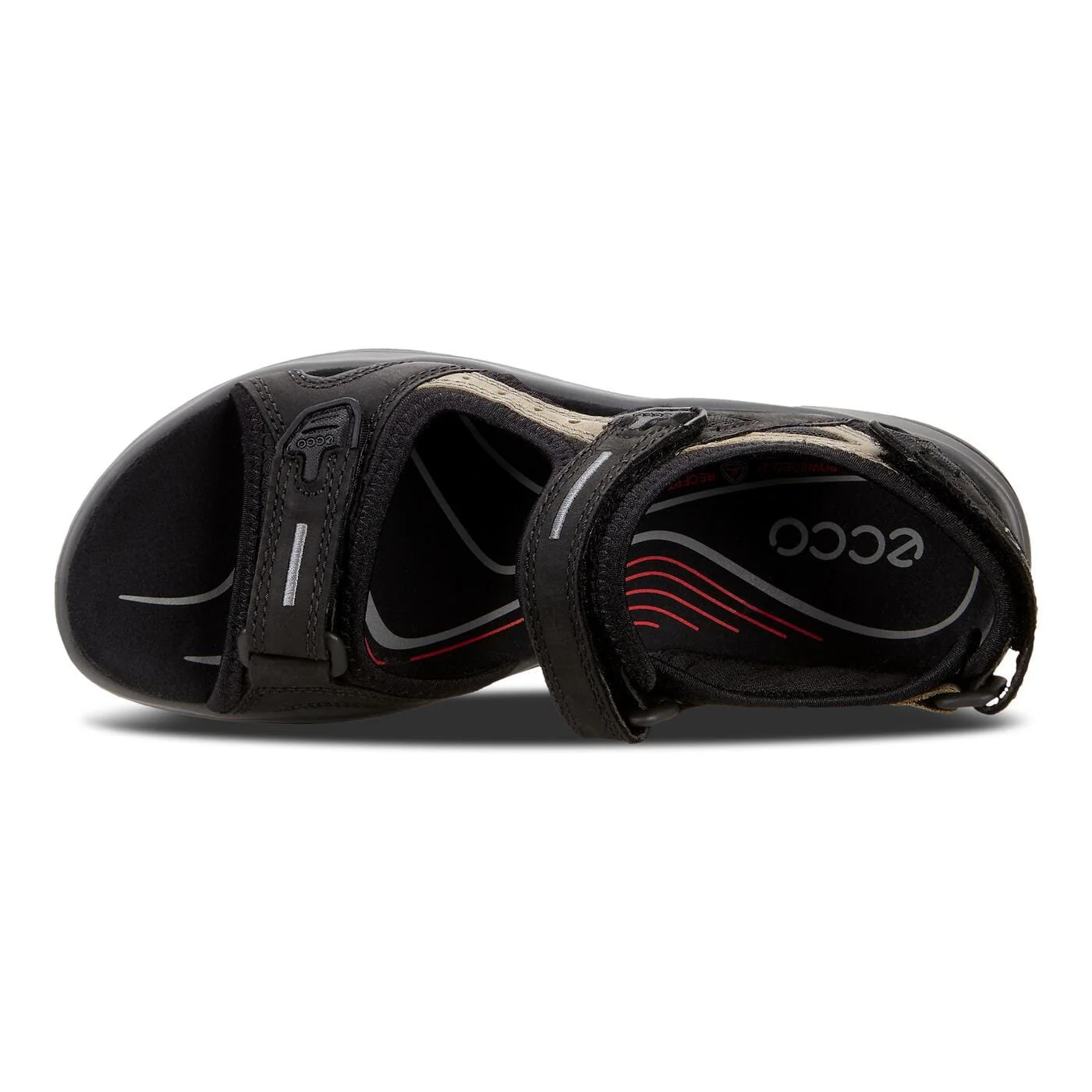 Ecco Women's Offroad Sandals- Black Mole/ Black - Image 4