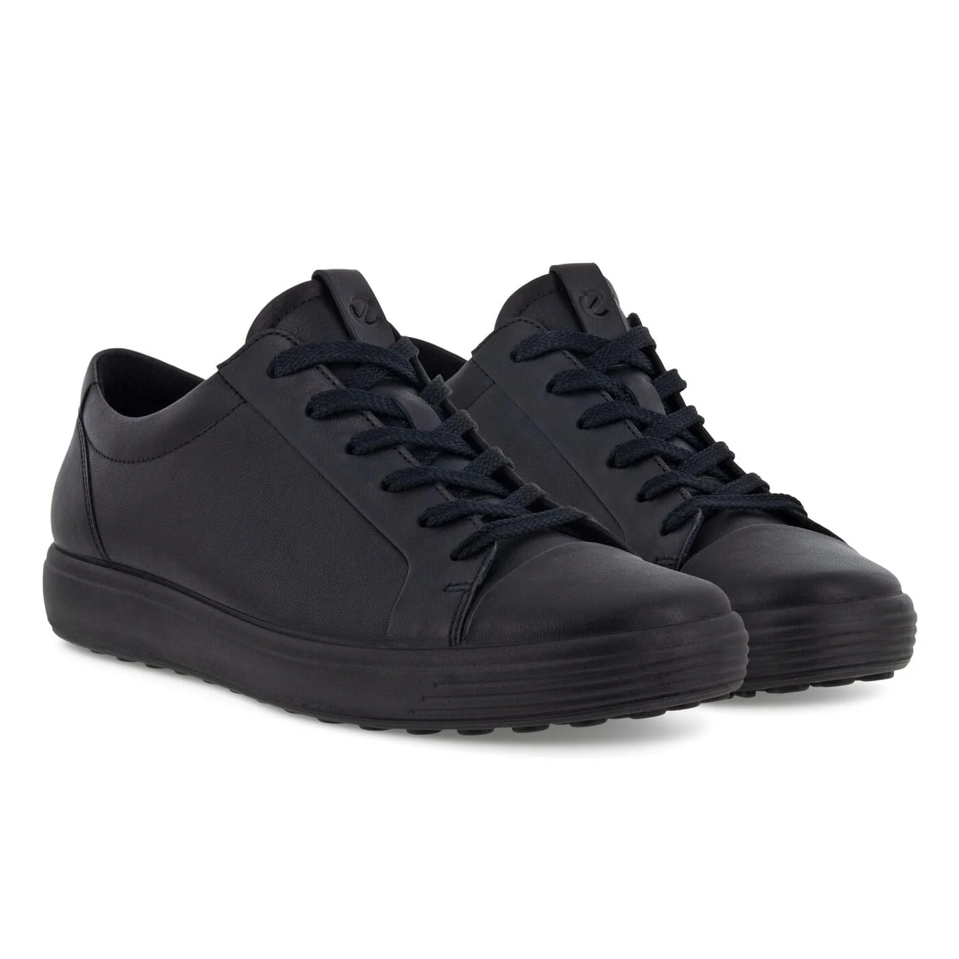 Ecco Women's Soft 7 Sneakers- All Black - Image 4