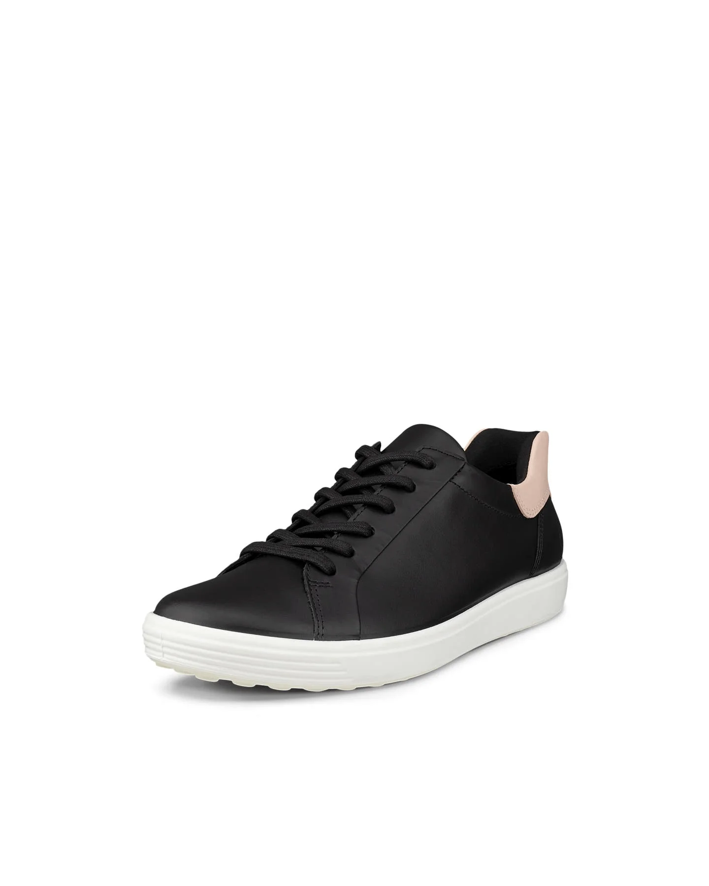 Ecco Women's Soft 7 Sneakers- Black/ Rose Dust - Image 3