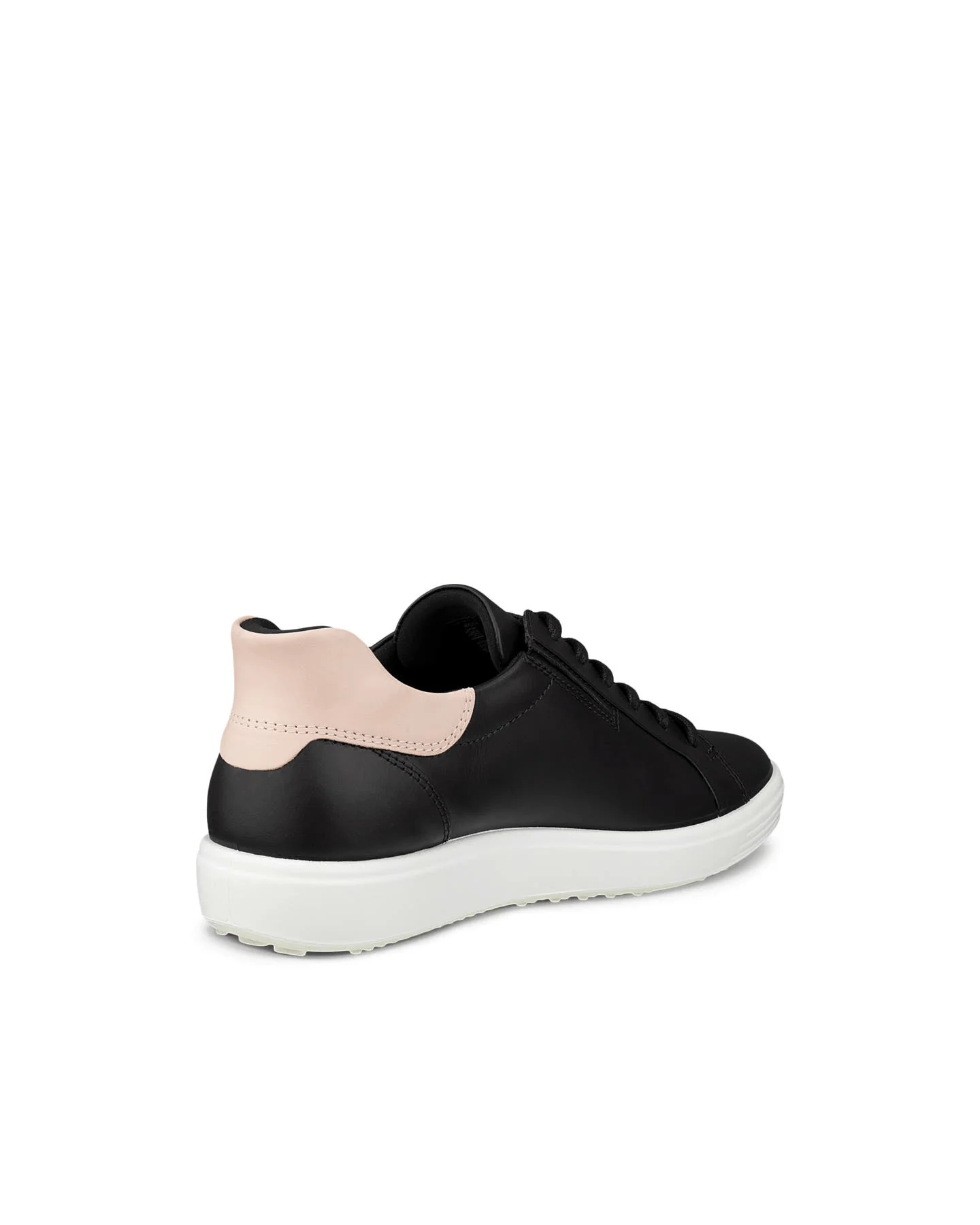 Ecco Women's Soft 7 Sneakers- Black/ Rose Dust - Image 4