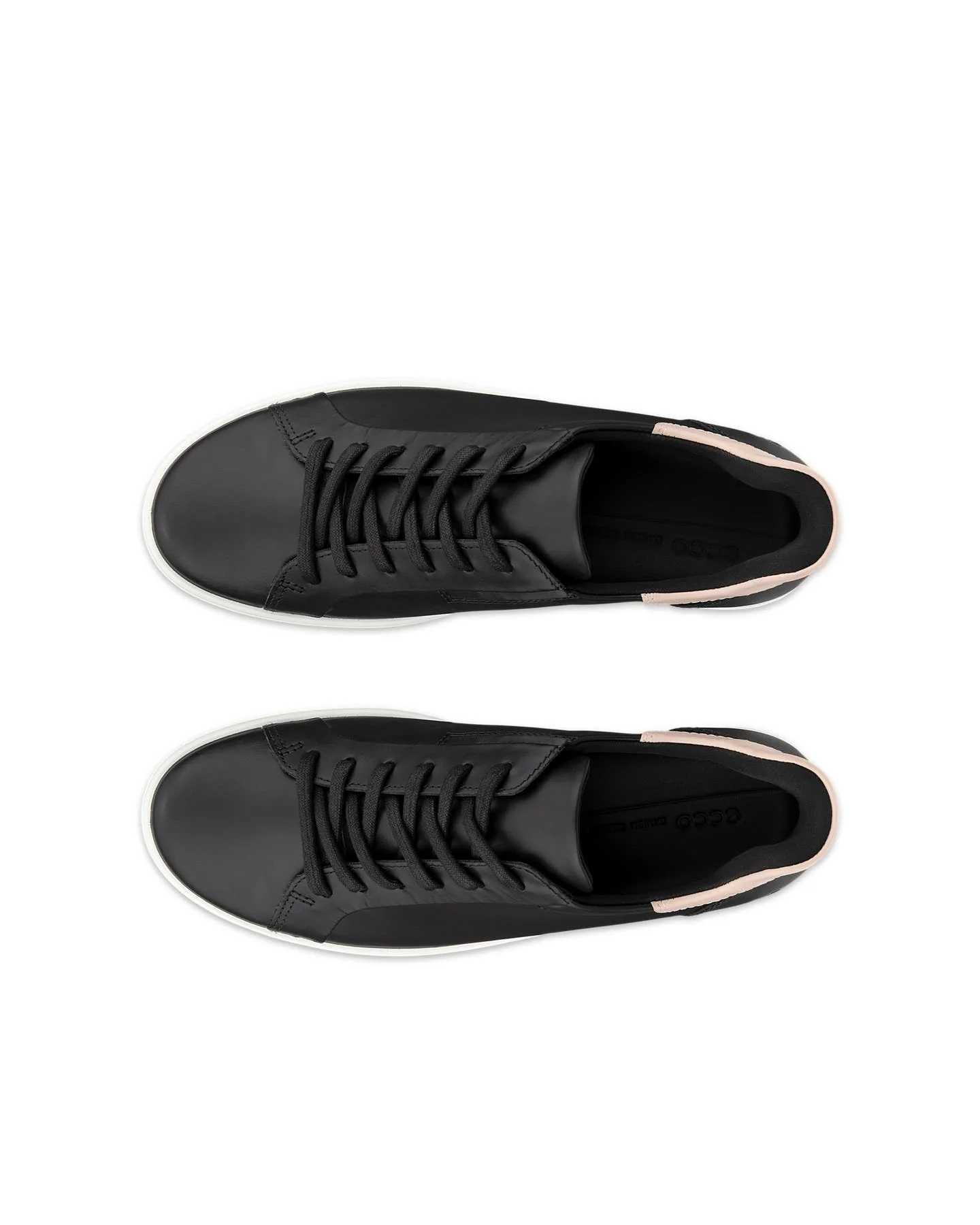 Ecco Women's Soft 7 Sneakers- Black/ Rose Dust - Image 6