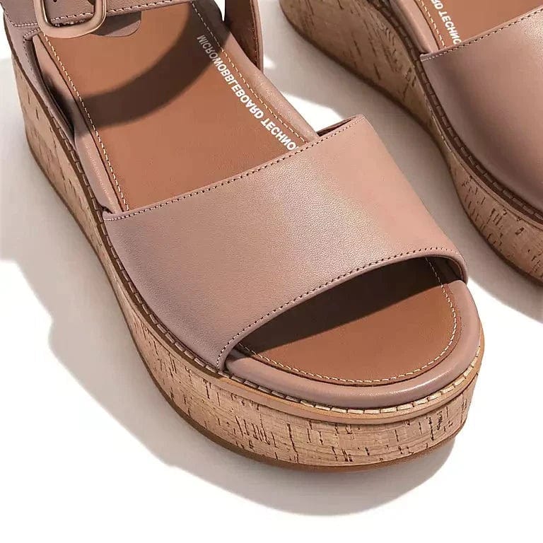 FitFlop Women's Eloise Cork-Wrap Platform Sandals- Pink - Image 5