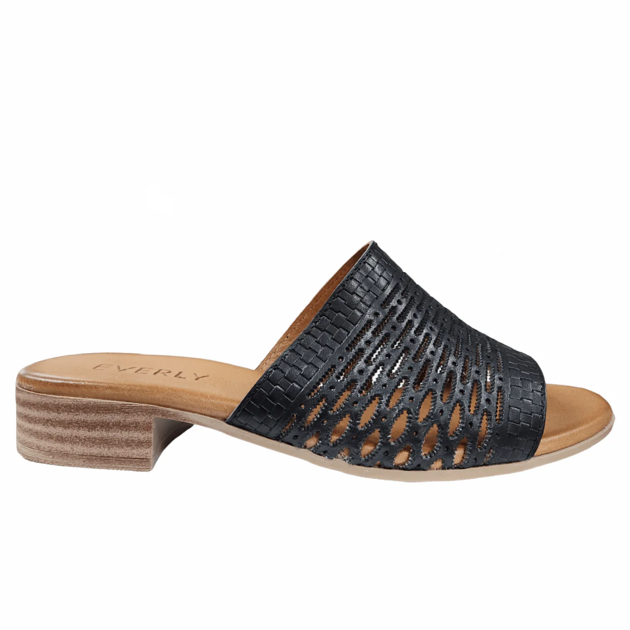 Everly Women's Elissa 01 Heeled Sandals- Black