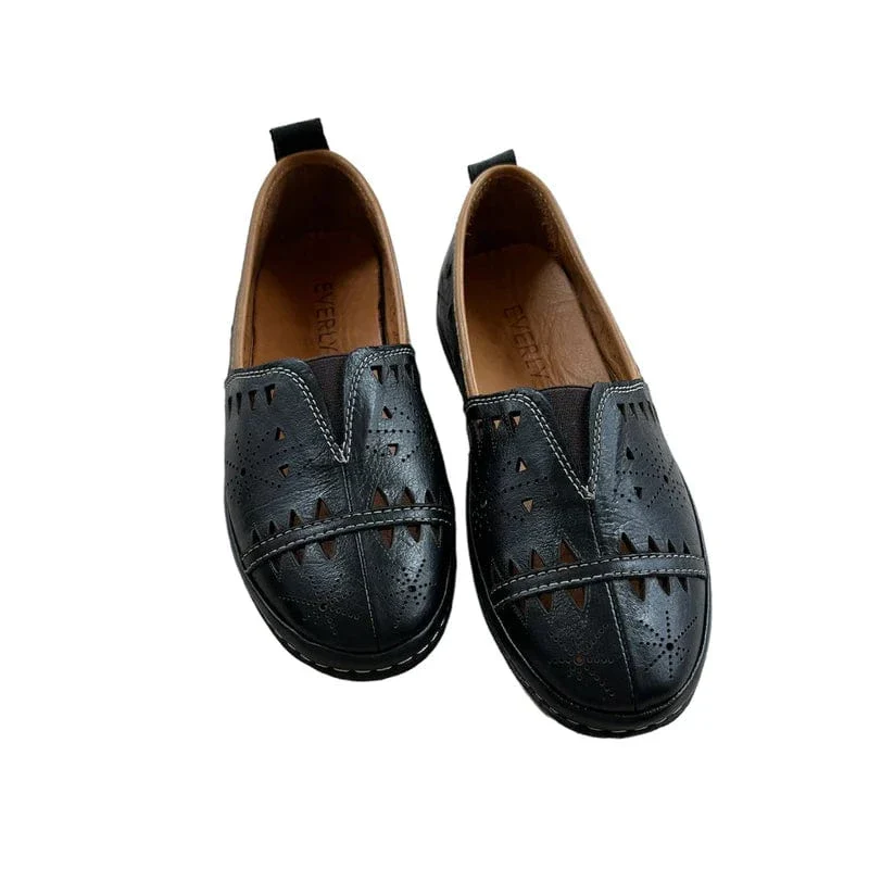 Everly Women's Emily 01 Slip Ons- Black - Image 5