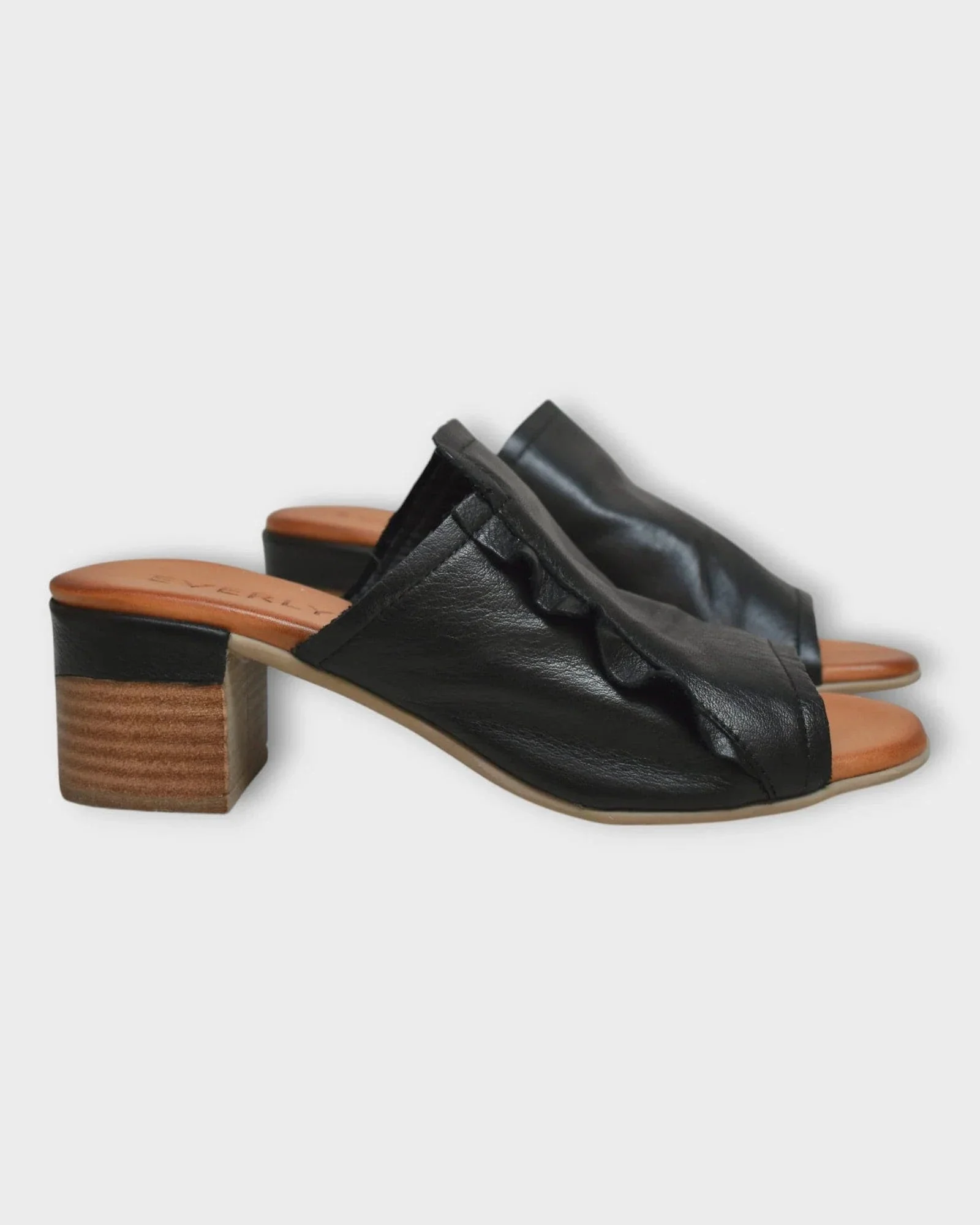 Everly Women's Gia 07 Mule Heels- Black - Image 2