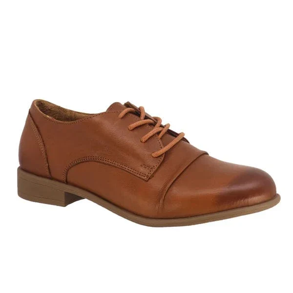 Everly Women's Louisa Oxfords- Tan Leather - Image 2