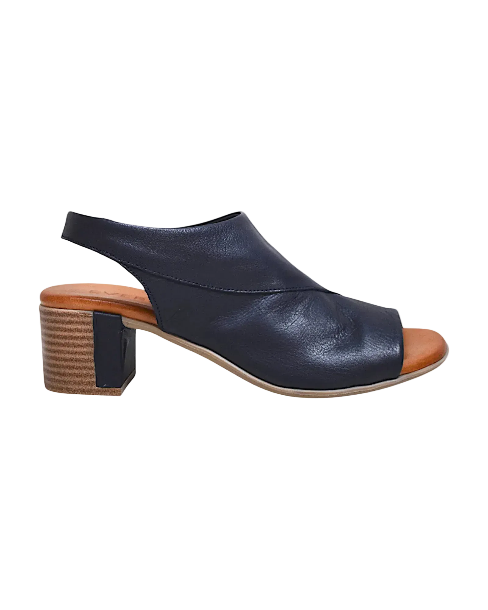 Everly Women's Phoenix 01 Slingback Heels- Navy Marine