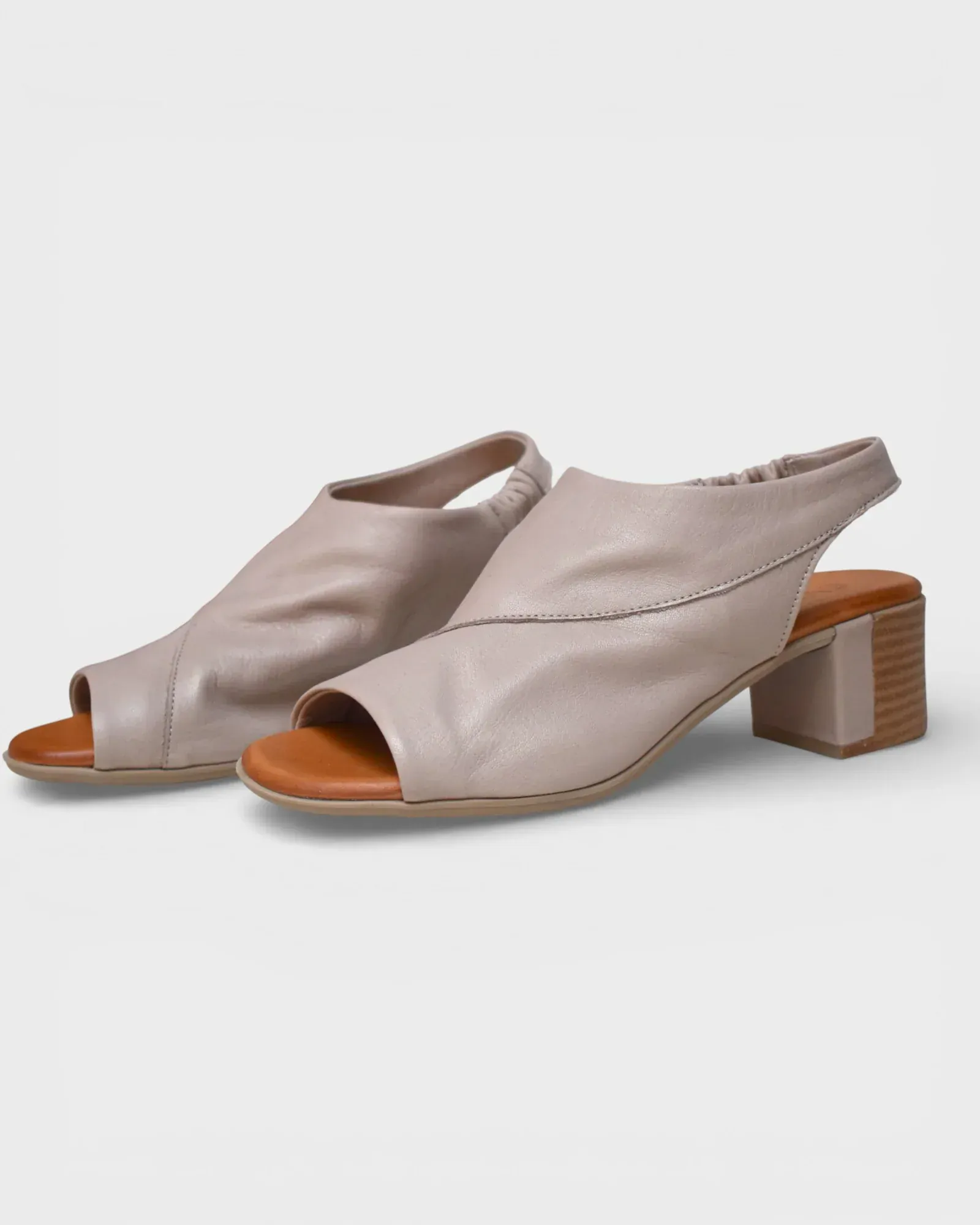 Everly Women's Phoenix 01 Slingback Heels- Silver Grey - Image 6