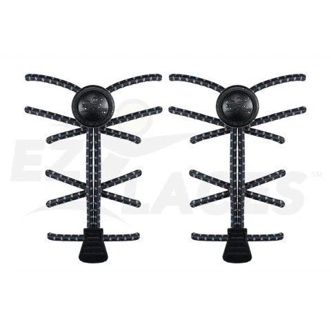 EZLaces Adjustable 45" No-Tie High Performance Shoe Laces (1 pair)