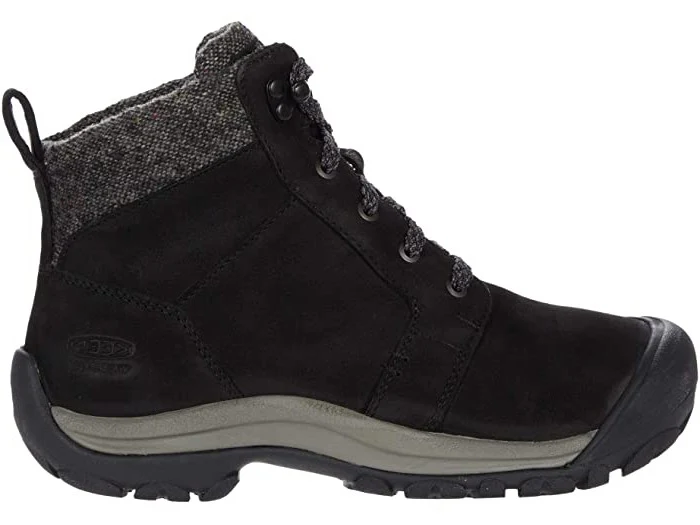 Keen Women's Kaci II Winter Mid Waterproof Boots- Black/ Steel Grey - Image 2
