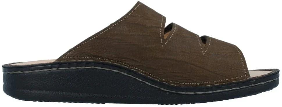 Finn Comfort Unisex Korfu Sandals- Nubuck Tobacco - Image 2