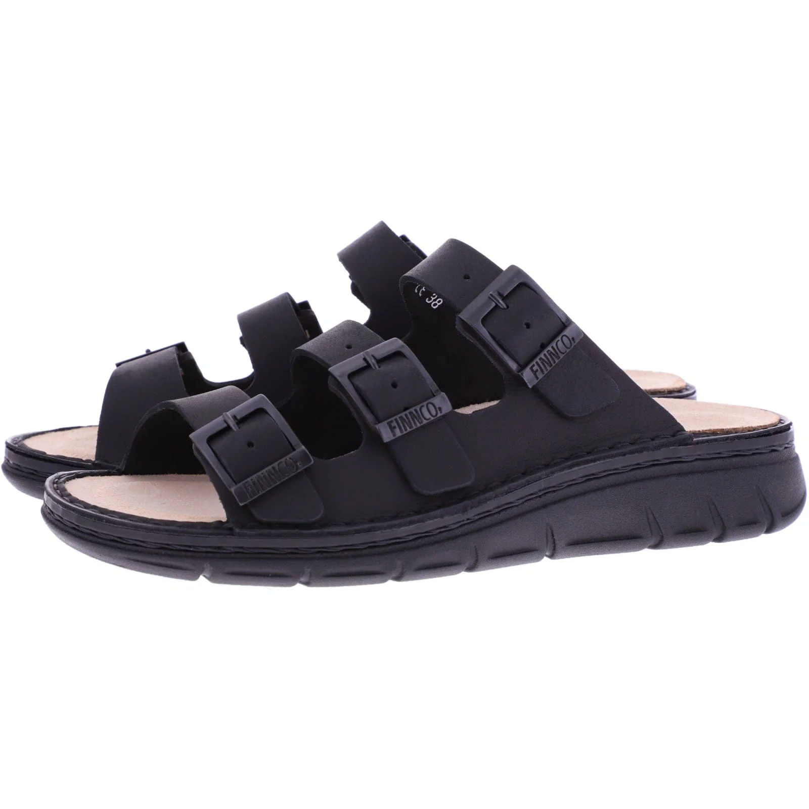 Finn Comfort Women's Barbados Sandals- Western Black - Image 3