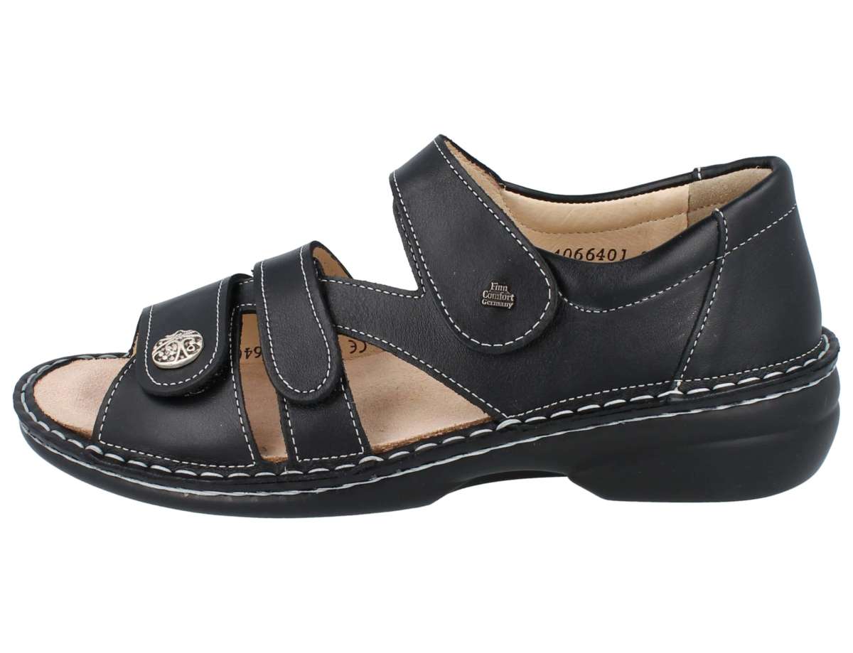 Finn Comfort Women's Biella-Soft Sandals- Black - Image 2