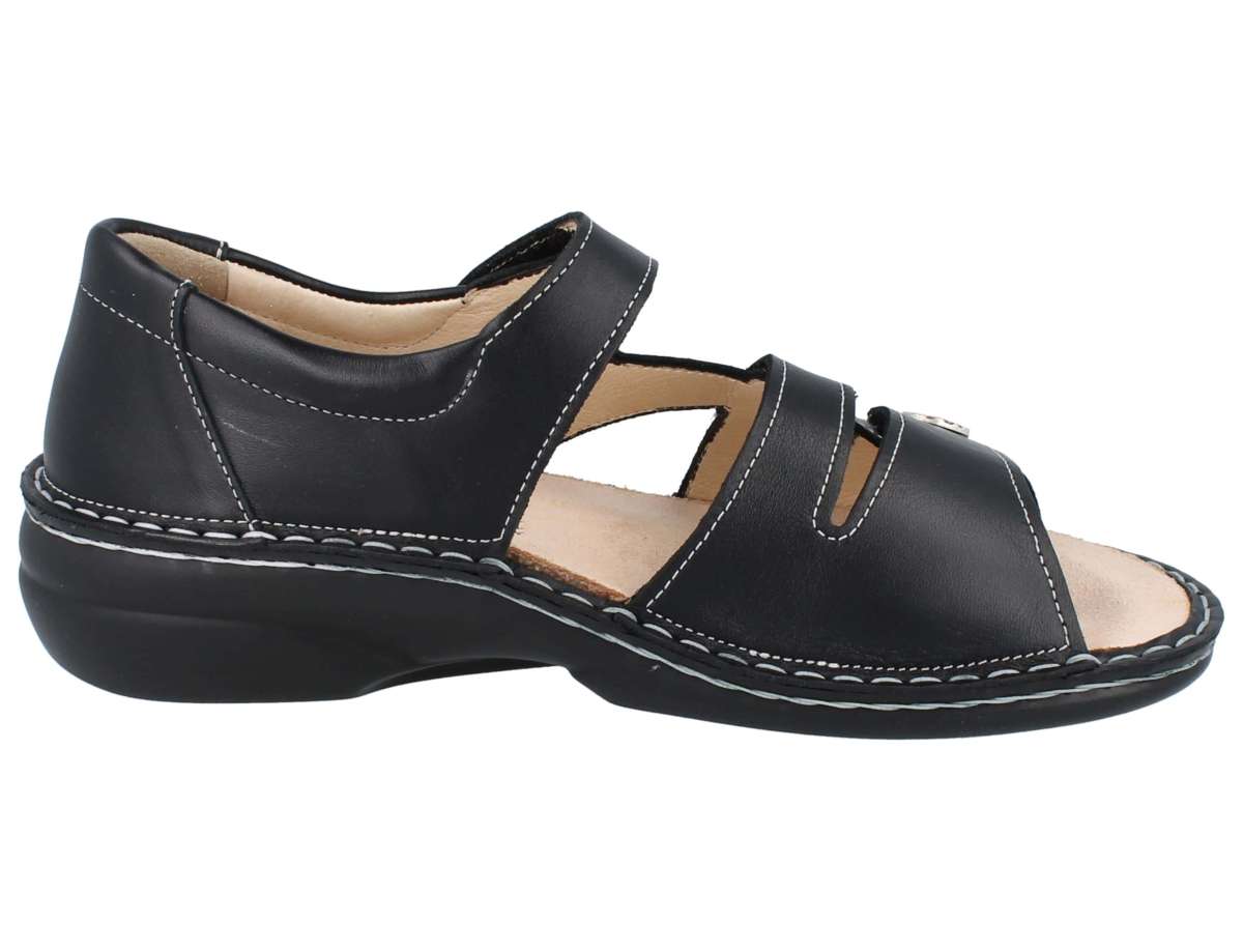 Finn Comfort Women's Biella-Soft Sandals- Black - Image 3