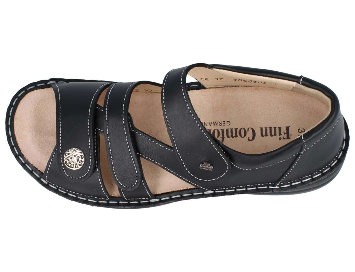 Finn Comfort Women's Biella-Soft Sandals- Black - Image 5