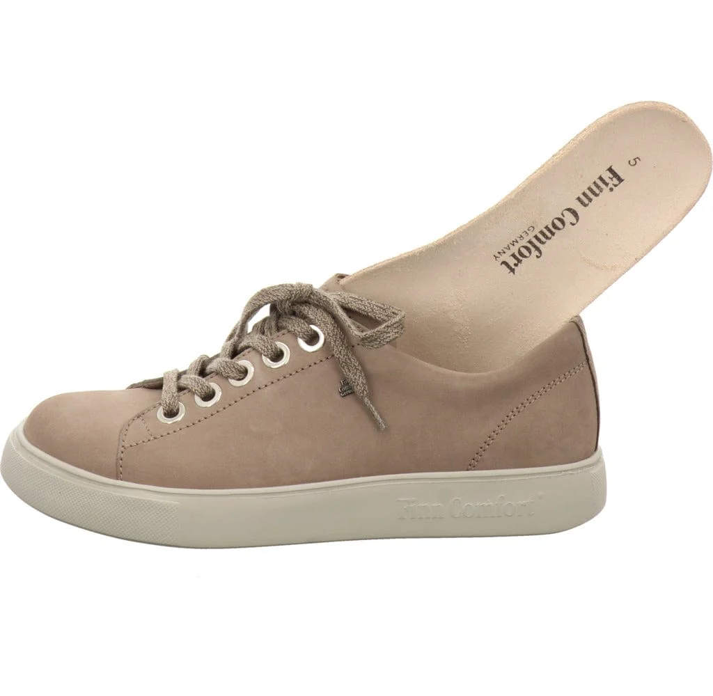 Finn Comfort Women's El Paso Sneakers- Nubuk Gravel - Image 3
