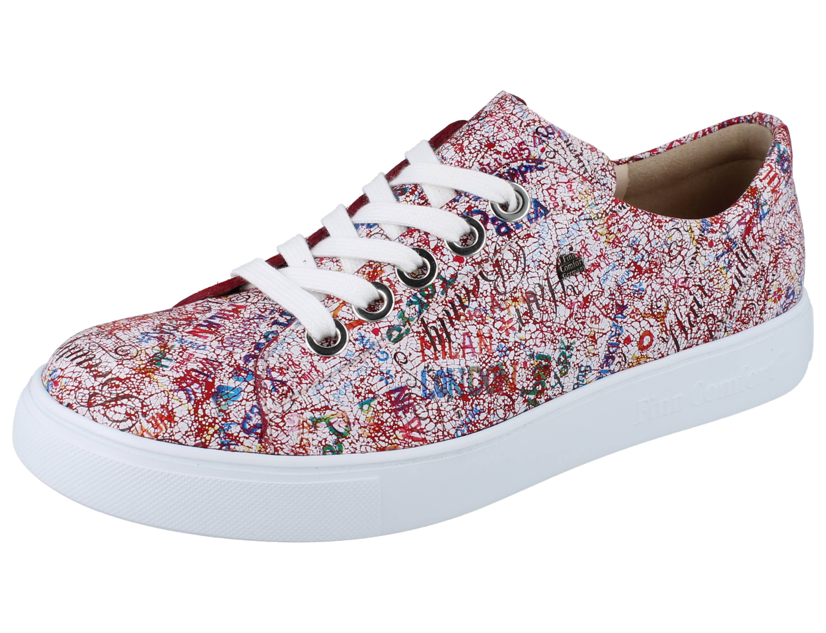 Finn Comfort Women's El Paso Sneakers- Words Rosso - Image 2