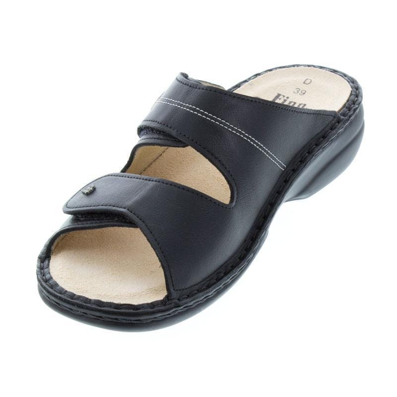 Finn Comfort Women's Sansibar Sandals- Nappaseda Schwarz - Image 3