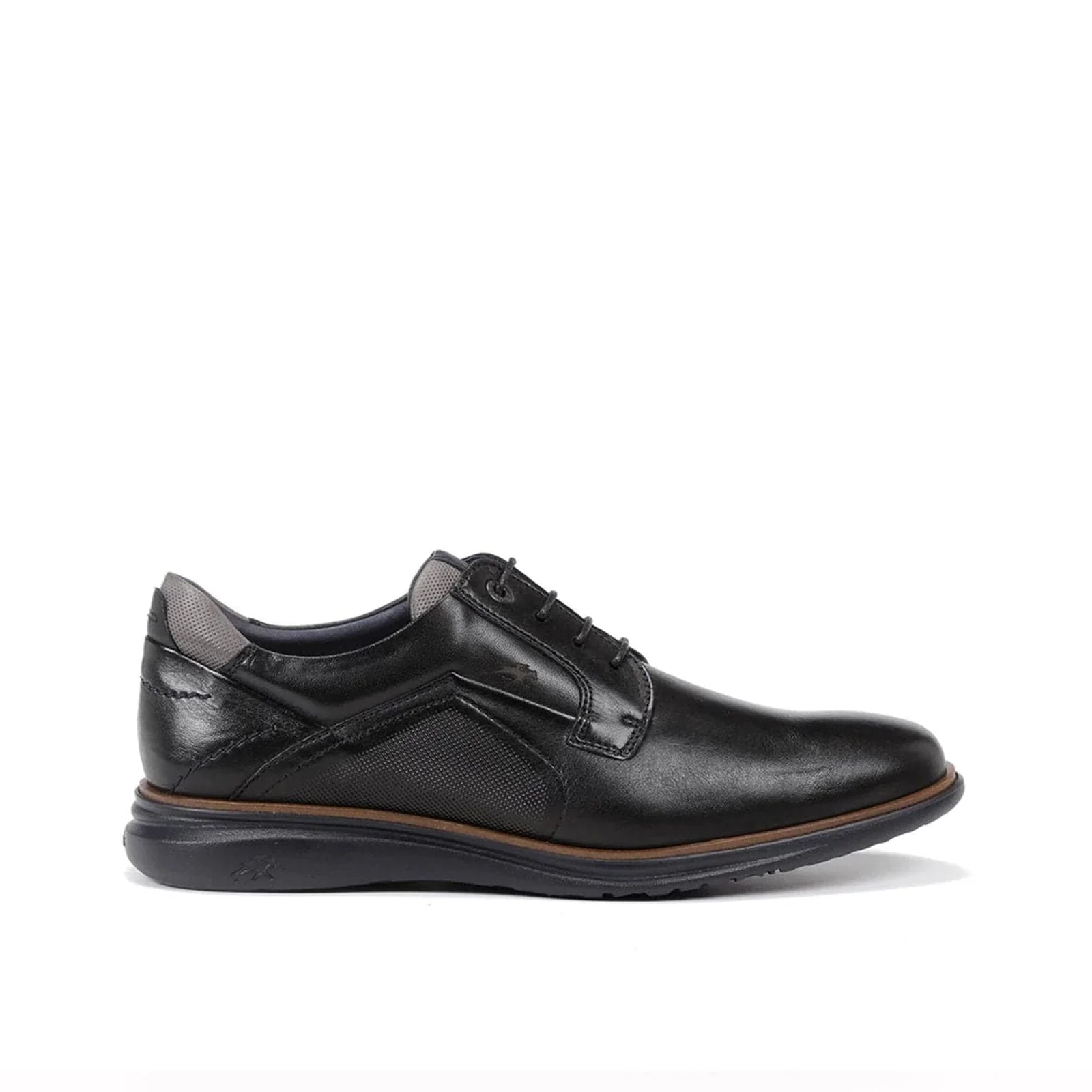 Fluchos Men's Fenix Lace Up Shoes- Habana Negro