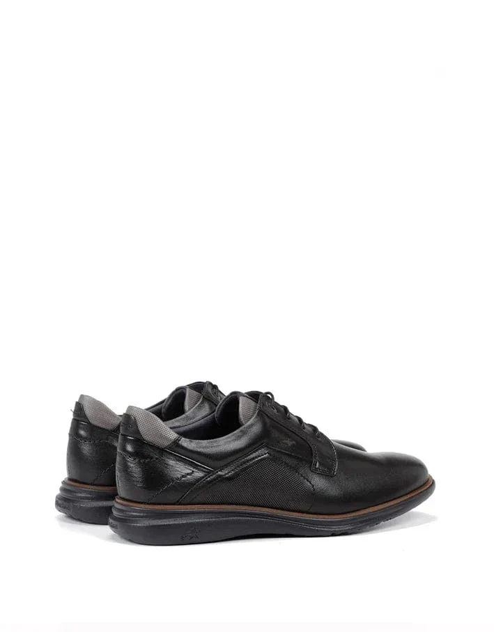 Fluchos Men's Fenix Lace Up Shoes- Habana Negro - Image 3