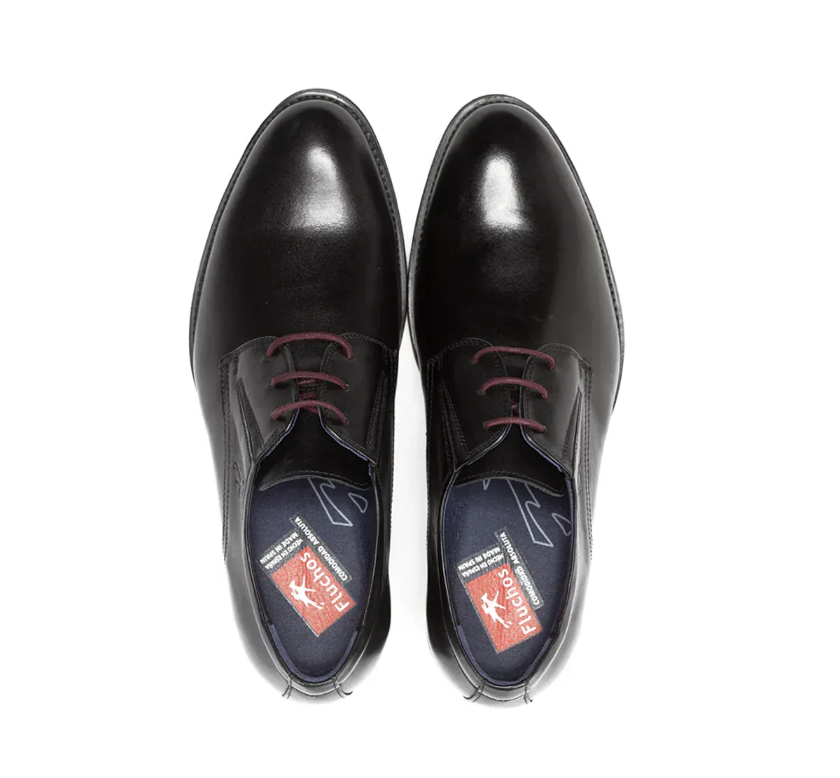 Fluchos Men's Heracles Elastic Split Dress Shoes- Black - Image 3