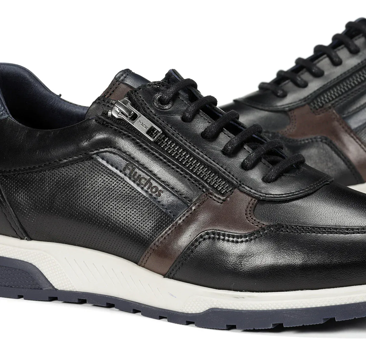 Fluchos Men's Louis Lace Up Shoes- Negro - Image 6