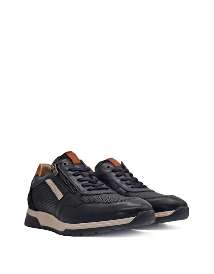 Fluchos Men's Louis Lace & Zip Sneakers- Habana Oceano - Image 2