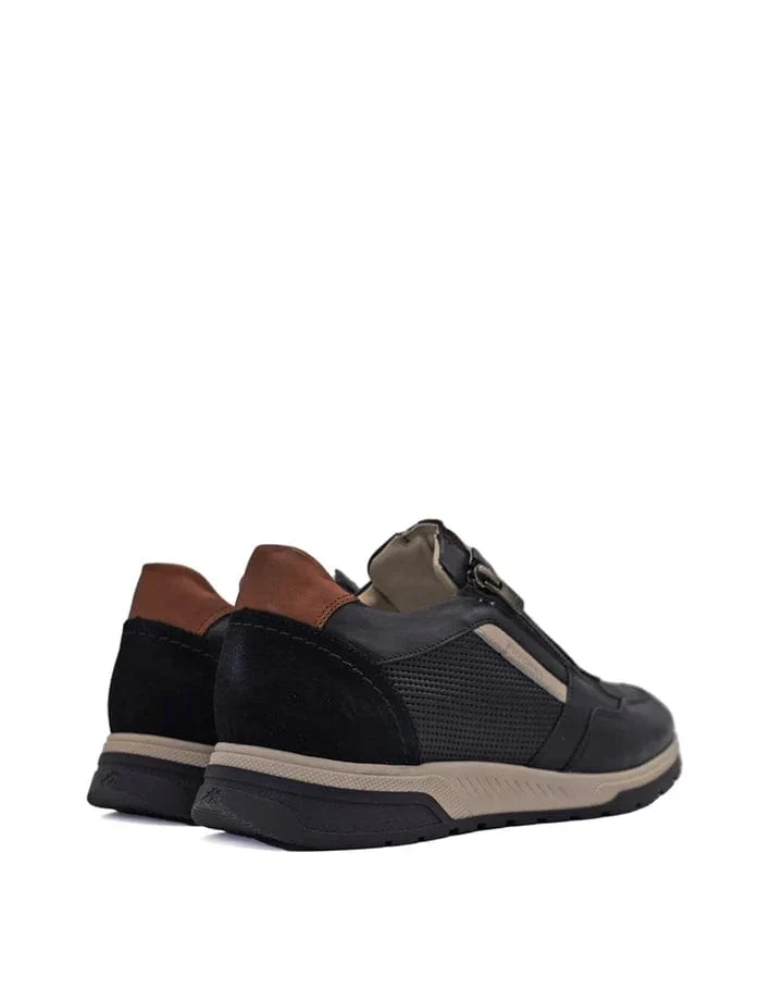 Fluchos Men's Louis Lace & Zip Sneakers- Habana Oceano - Image 3