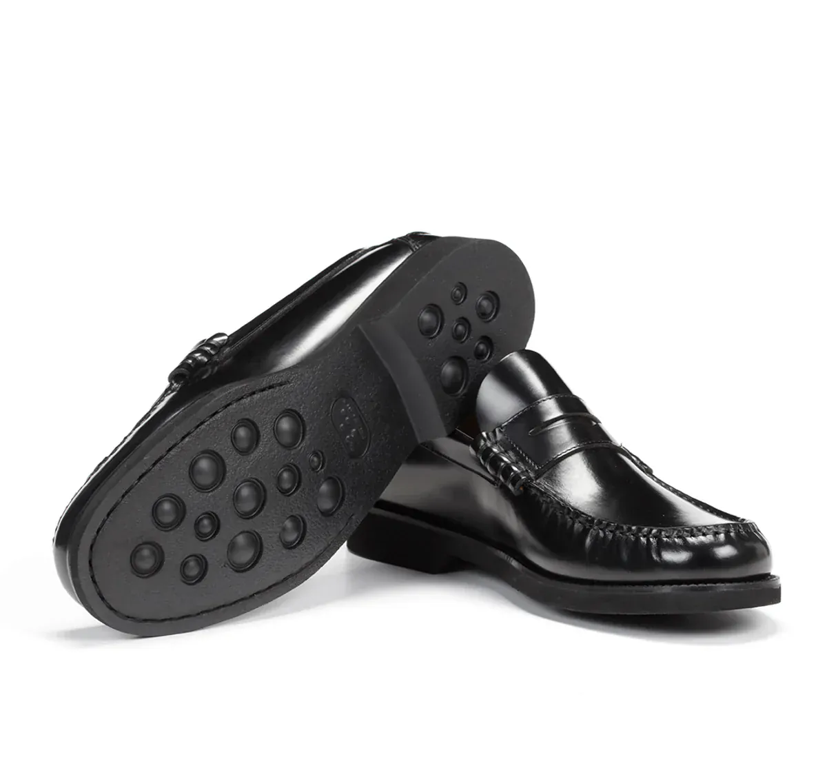 Fluchos Men's Stamford Mocassin Loafers- Black - Image 4