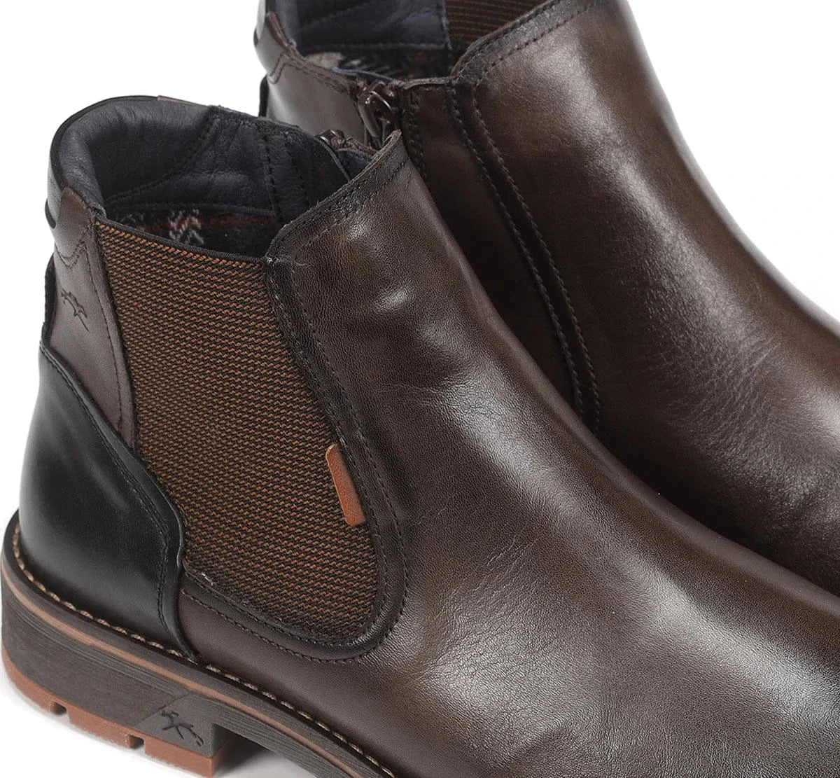 Fluchos Men's Terry Chelsea Boots- Habana Cafe - Image 6